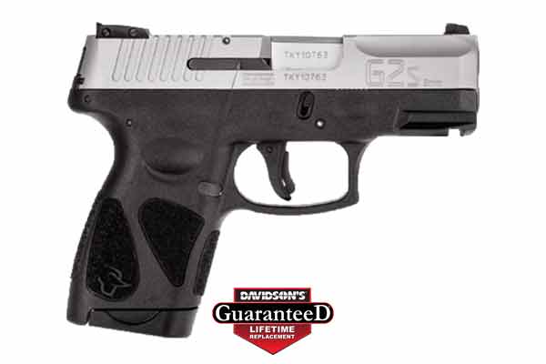 TAURUS G2S SLIM 9MM 7-SHOT 3-DOT ADJ. MATTE SS POLYMER - for sale