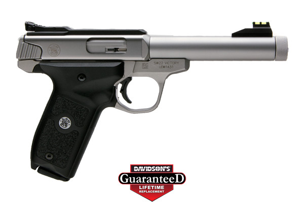 S&W SW22 VICTORY 22LR 5.5" AS 10-SHOT SS THREADED BBL - for sale