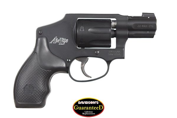 S&W 351C AIRLITE 22WMR 1.875" FS 7-SHOT MATTE BLACK RUBBER - for sale