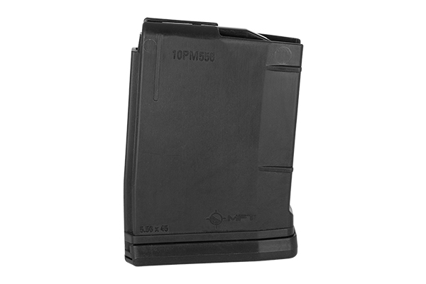 MFT MAGAZINE AR15 5.56X45MM 223 REM 10RD BLACK POLYMER - for sale