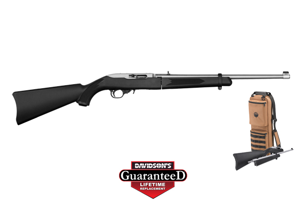 RUGER 10/22 CARBINE 22LR TAKEDOWN STAINLESS BLACK SYN - for sale