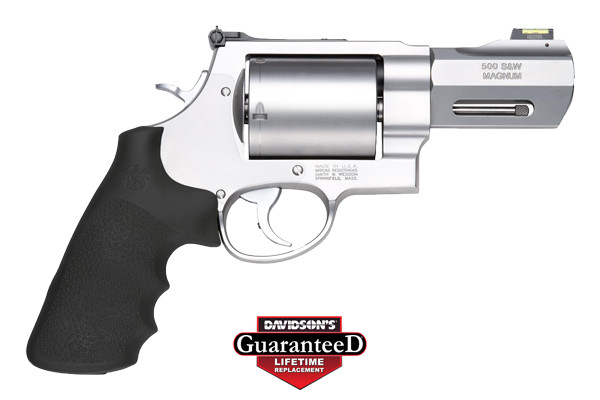S&W 500 PERFORMANCE CENTER 500SW 3.5" 5-SH AS SS RUBBER - for sale