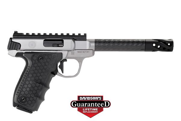 S&W SW22 VICTORY PF CENTER 22LR 6" CARBON FIBER THREDED - for sale
