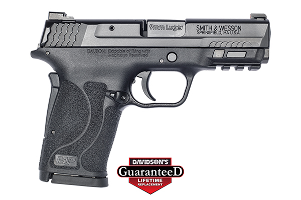 S&W SHIELD M2.0 M&P 9MM EZ BLACKENED SS/BLK NO SAFETY - for sale