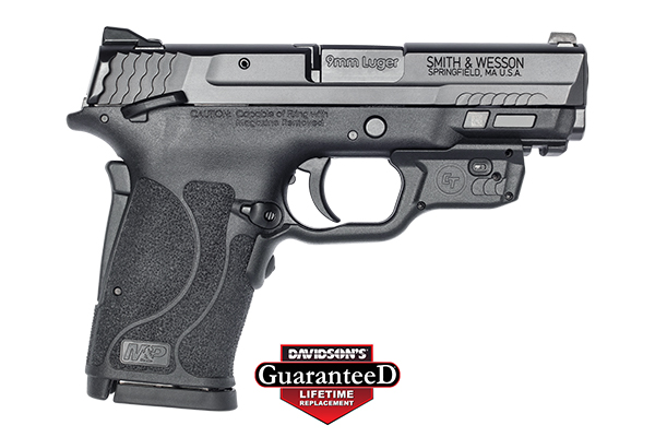 S&W SHIELD M2.0 M&P 9MM EZ BLACK THUMB SAFETY RED LASER - for sale