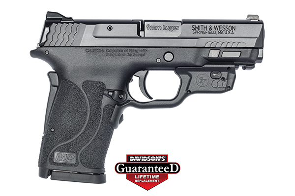S&W SHIELD M2.0 M&P 9MM EZ BLACK NO SAFETY RED LASER - for sale
