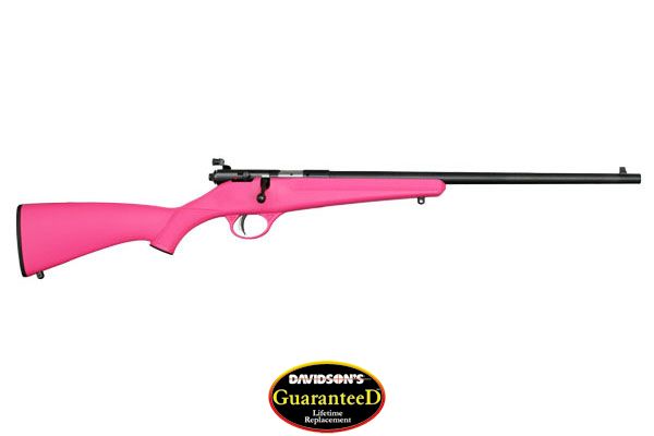 SAVAGE RASCAL YOUTH SINGLESHOT 22LR ACCU TRIGGER BLUED/PINK - for sale