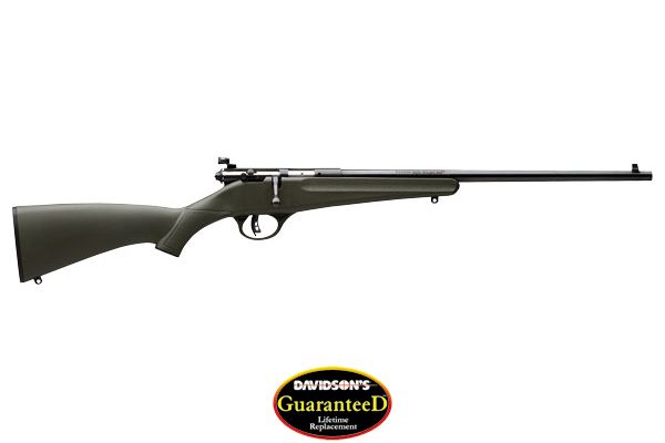SAVAGE RASCAL YOUTH SINGLESHOT 22LR ACCU TRIGGER BLUED/GREEN - for sale
