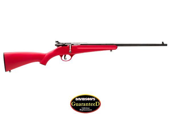 SAVAGE RASCAL YOUTH SINGLESHOT 22LR ACCU TRIGGER BLUED/RED - for sale