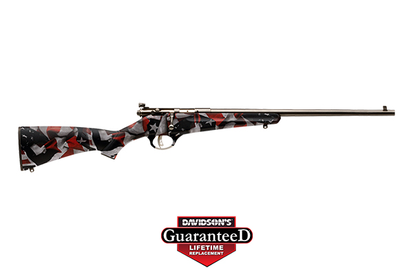 SAVAGE RASCAL YOUTH SINGLESHOT 22LR ACCU TRIG RED/WHITE/BLUE - for sale