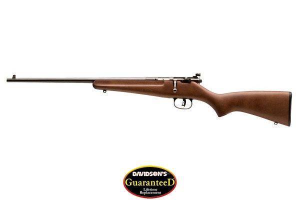 SAVAGE RASCAL YOUTH SINGLESHOT 22LR LH ACCU TRIG BLUED/HWOOD - for sale