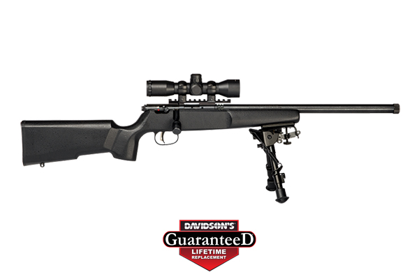 SAVAGE RASCAL XP TARGET SINGLE SHOT 22LR 4X32 BIPOD PREC STK - for sale