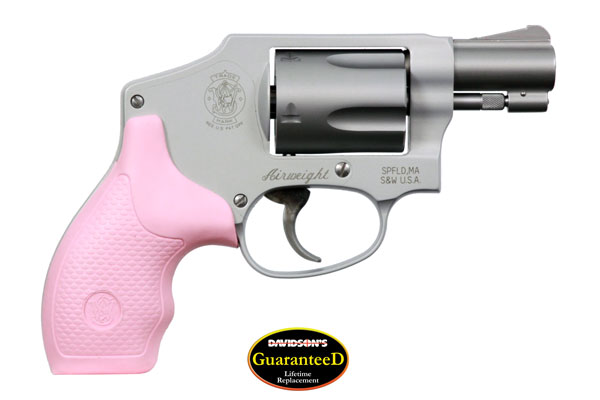 S&W 642 38SPL+P 1.875" FS 5-SHOT SS PINK RUBBER - for sale