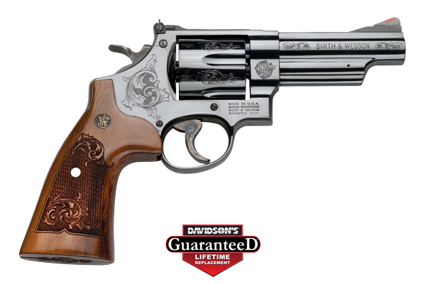 S&W 29 44MAG 4" AS 6-SHOT BRIGHT BLUED MACHINE ENGRAVED - for sale
