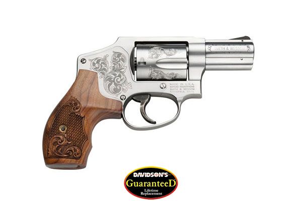 S&W 640 357 2.125" FS 5-SHOT SS MACHINE ENGRAVED W/CASE - for sale