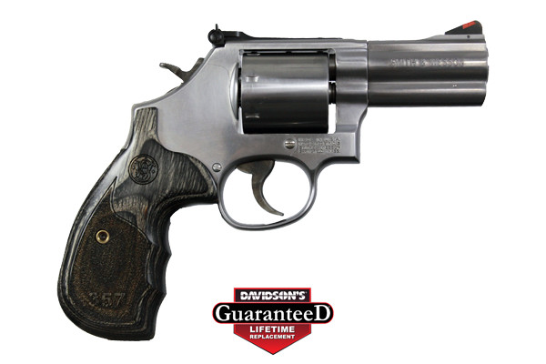 S&W 686 3-5-7 3" 357 AS 7-SH SS UNFLUTED CYLINDER WOOD - for sale