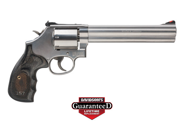 S&W 686 3-5-7 357 7" AS 7-SH SS UNFLUTED CYLINDER WOOD - for sale
