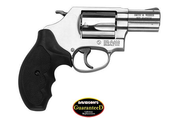 S&W 60 357MAG 2.125" FS 5-SHOT SS ROUND BUTT RUBBER - for sale