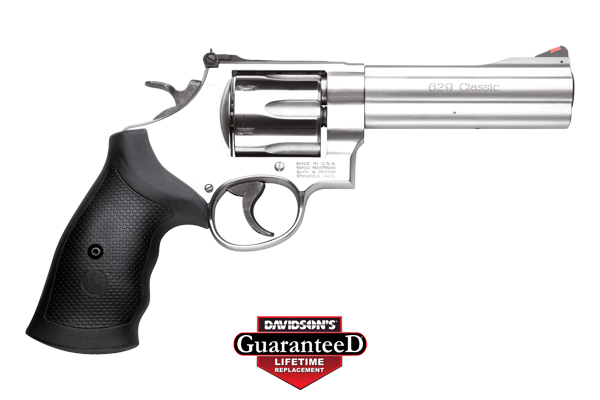 S&W 629 44MAG 5" AS 6-SHOT STAINLESS STEEL RUBBER - for sale