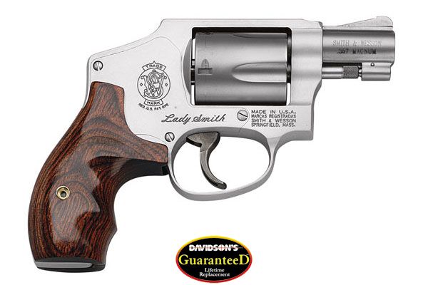 S&W 642LS 38SPL+P 1.875" FS SS WOOD FINGER GROOVE - for sale
