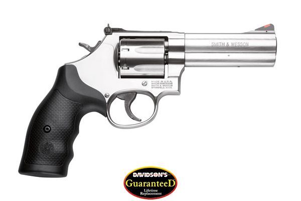S&W 686PLUS 4" AS 7-SHOT 357 STAINLESS STEEL RUBBER - for sale