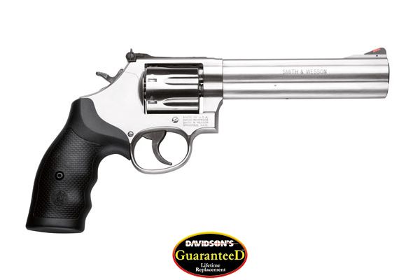 S&W 686PLUS 357 6" AS 7-SHOT STAINLESS STEEL RUBBER - for sale