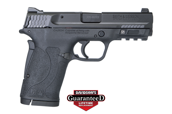 S&W SHIELD M2.0 M&P 380ACP EZ BLACKENED SS/BLK NO THUMB SAFT - for sale