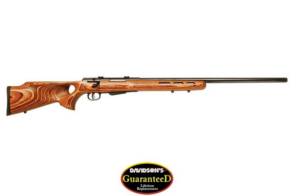 SAVAGE 25LW VARMINTER-T 223 24" ACU-TGR BLU/BRN LAM T-HOLE - for sale
