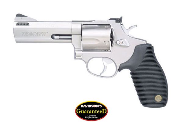 TAURUS TRACKER 44MAG 4" 5-SH AS PORTED SS RUBBER - for sale