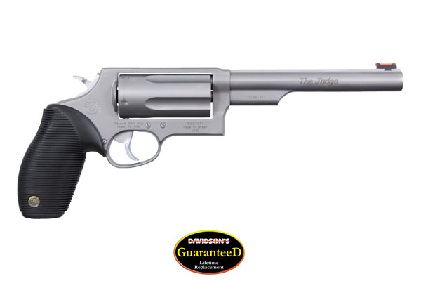 TAURUS JUDGE 45LC/410 3" 6.5" FS 5-SHOT STAINLESS RUBBER - for sale