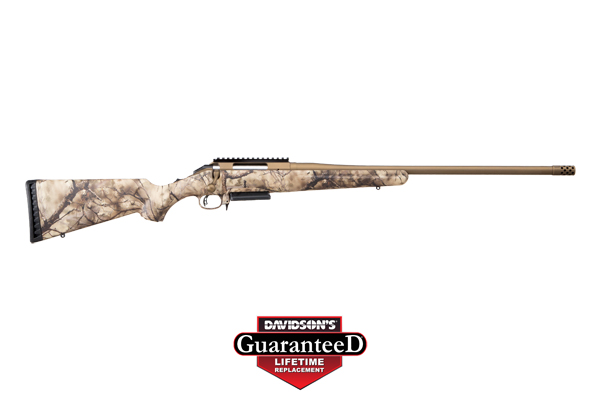 RUGER AMERICAN 450 BUSHMASTER 22" CERAKOTE BRONZE CAMO - for sale