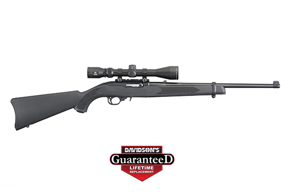 RUGER 10/22 CARBINE 22LR BLUED BLACK SYN. W/3-9X40 - for sale