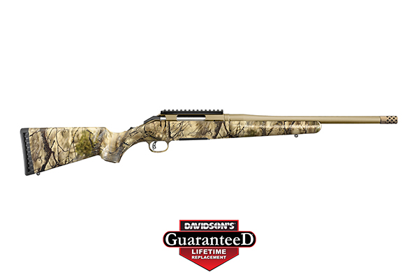 RUGER AMERICAN 6.5CM BRONZE CERAKOTE GO WILD THREADED - for sale
