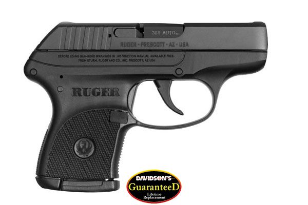 RUGER LCP 380ACP 6-SHOT FS BLUED BLACK SYNTHETIC - for sale