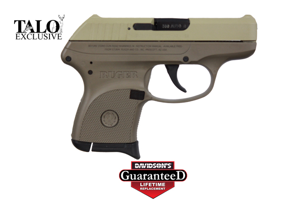 RUGER LCP 380ACP 6-SHOT FS FLAT DARK EARTH SYNTHETIC - for sale