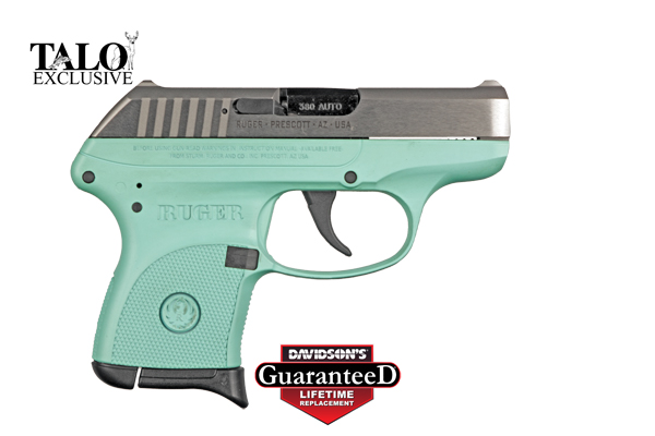 RUGER LCP 380ACP 6-SHOT FS SS/SLIDE TURQUOIS FRM (TALO) - for sale