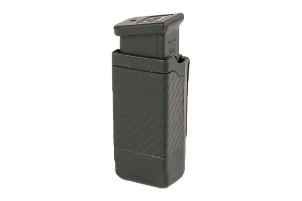 BLACKHAWK SINGLE MAG CASE FOR DOUBLE STACK 9/40 BLK - for sale