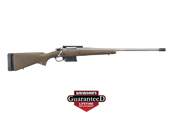 RUGER HAWKEYE LONG RANGE HUNTR 6.5CM SPECKLED LAMINAT - for sale