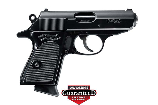 WALTHER PPK 380ACP BLUED FS 6+1 RD BLACK SYNTHETIC GRIPS - for sale