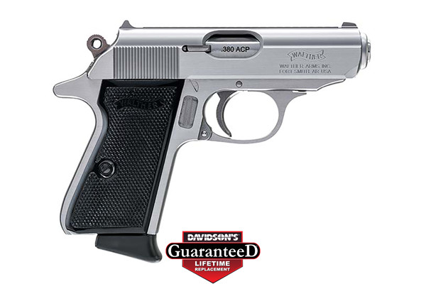 WALTHER PPK/S 380ACP SS FS 7-SHOT BLACK SYNTHETIC GRIPS - for sale