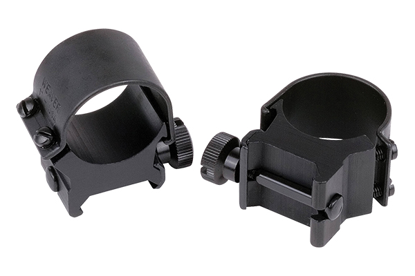 WEAVER RINGS DETACHABLE TOP MOUNT 1" HIGH MATTE .332" - for sale