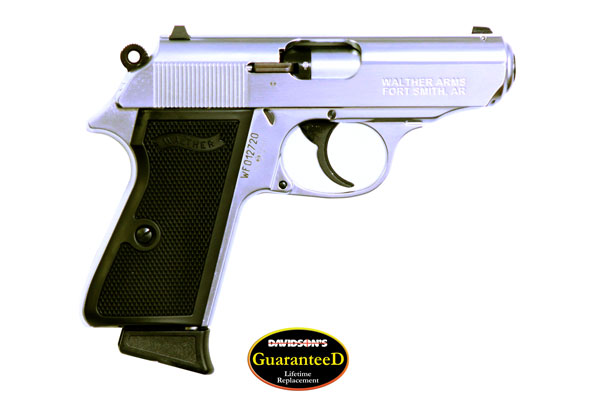 WALTHER PPK/S 22 LR 3.3" AS 10-SHOT NICKEL PLATED - for sale