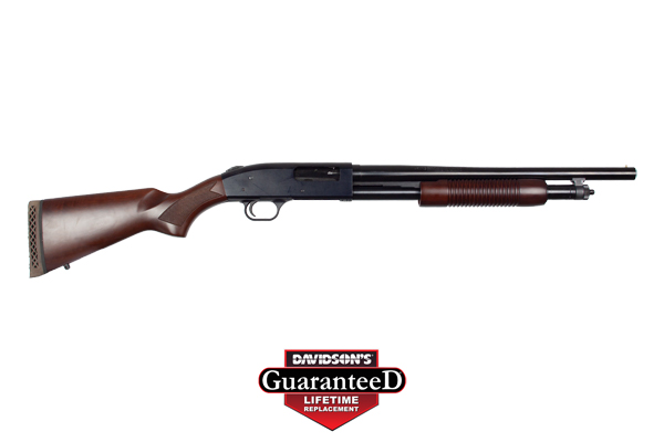 MOSSBERG 500 RETROGRADE 12GA 3" 18.5" 6RD BLUED WALNUT - for sale
