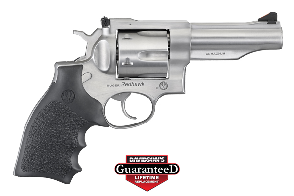 RUGER REDHAWK 44 REM MAG 4.2" STAINLESS RUBBER ADJUSTABLE - for sale