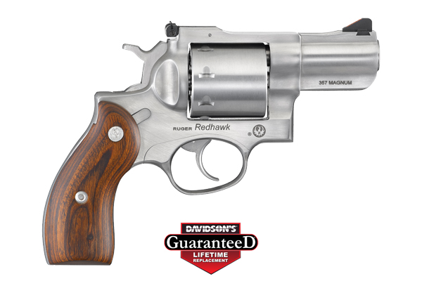 RUGER REDHAWK 357 MAG 2.75" STAINLESS WOOD ADJUSTABE - for sale