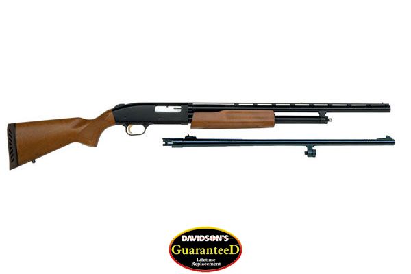 MOSSBERG 500 YOUTH 20GA COMBO 3" 22"VR 24"RIFLED HARDWOOD - for sale