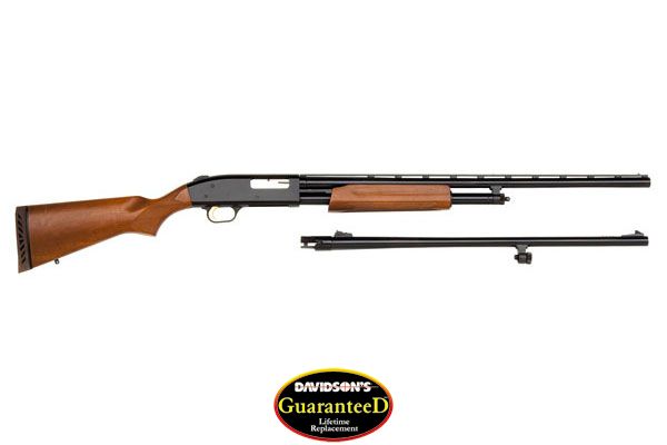 MOSSBERG 500 COMBO 20GA 3" 26"VR 24"RIFLED BLUED HARDWOOD - for sale