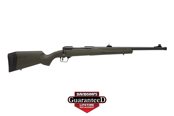 SAVAGE 110 HOG HUNTER 308 20" THREAD ACCU-TGR MATTE/OD GREEN - for sale