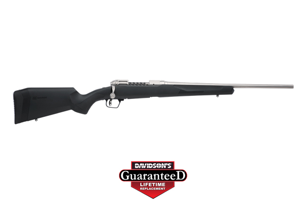 SAVAGE 110 LIGHTWEIGHT STORM 308 20" SS/BLK SYN ADJ LOP - for sale