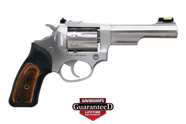 RUGER SP101 22LR 4.2" 8-SHOT AS STAINLESS RUBBER GRIPS - for sale